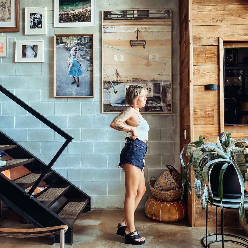 Vintage Levi's 550 cutoff denim shorts